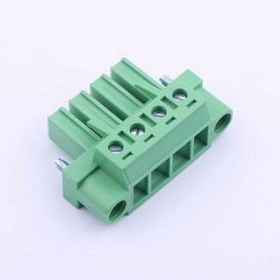 JL5EDGKM-76204G01 插拔式接线端子 螺丝固定 1x4P 7.62mm 排数:1