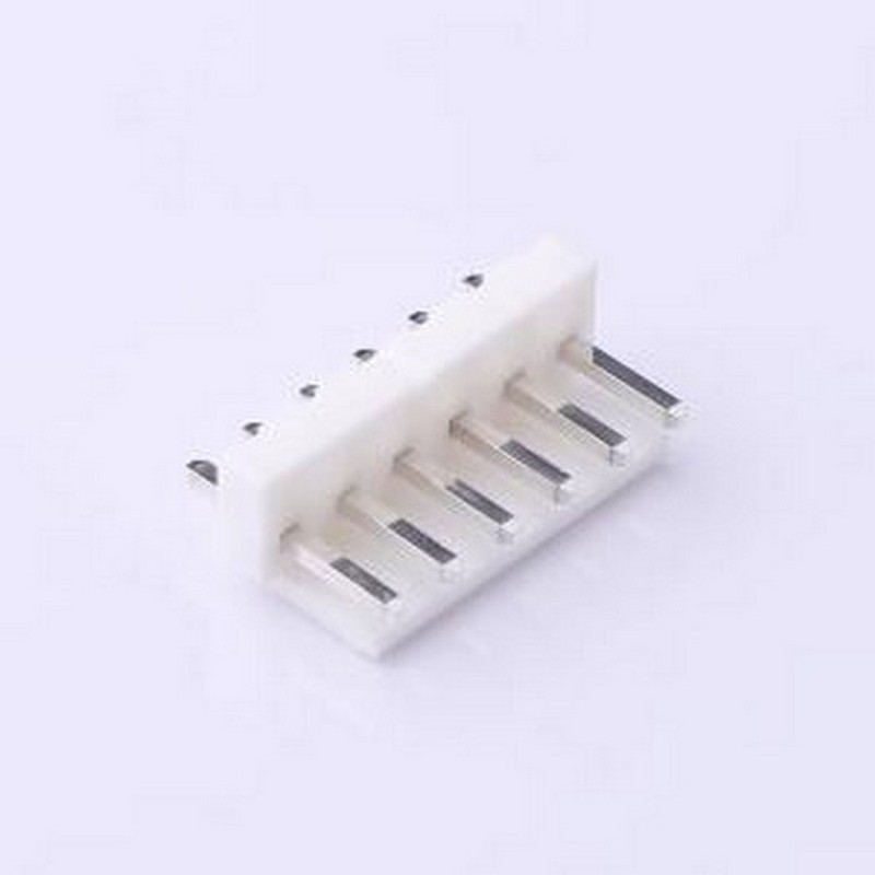 M3960V-06P 线对板针座 1x6P 间距:3.96mm 直插 插件,P=3.96mm