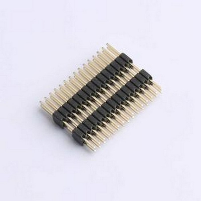X1322WV-2x15H-C40D30-E80 排针 2x15P 间距:1.27mm 方针 插件,P=