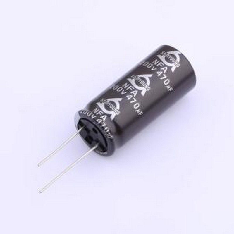NFA200V470M18*40 LO 直插铝电解电容 470uF ±20% 200V 插件,D18