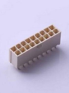 C4255WVA-2X09P46 线对板针座 2x9P 间距:4.2mm 直插 插件,P=4.2m