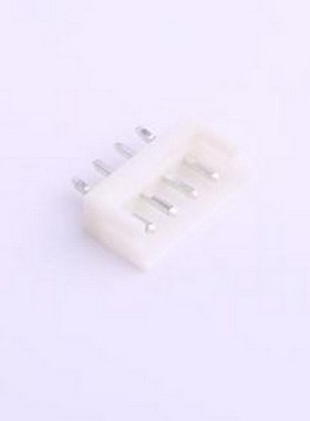 HX25005-4A 线对板针座 1x4P 间距:2.5mm 直插 白色 插件,P=2.5mm