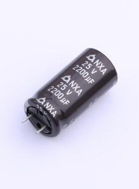 NXA25V2200M12.5*25 3.5CC 直插铝电解电容 2200uF ±20% 25V 插