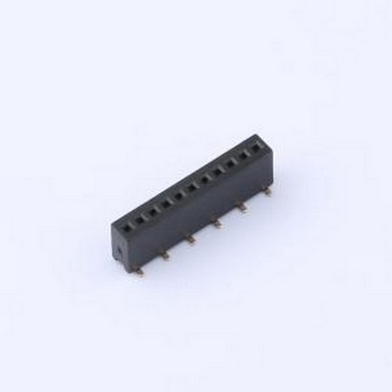 X1311FVS-11-C43D35R1 排母 间距:1.27mm 1x11P 立贴 SMD,P=1.27m