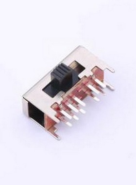 SK-24F01-G060 滑动开关 柄长6mm 卧插四档 滑动开关 插件