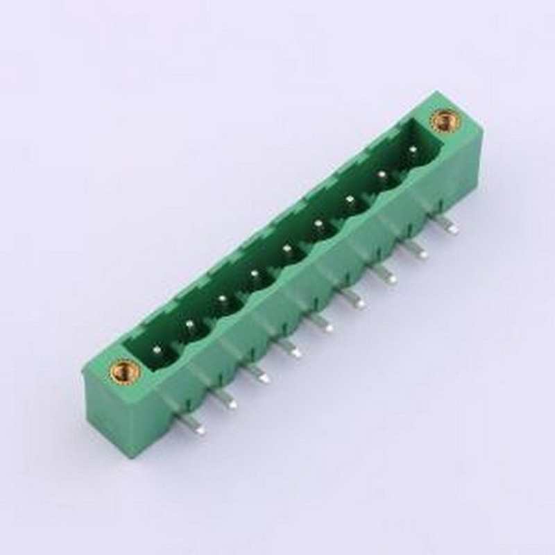 MX2EDGRM-5.08-09P-GN01-Cu-A 插拔式接线端子 螺丝固定 1x9P 5.0