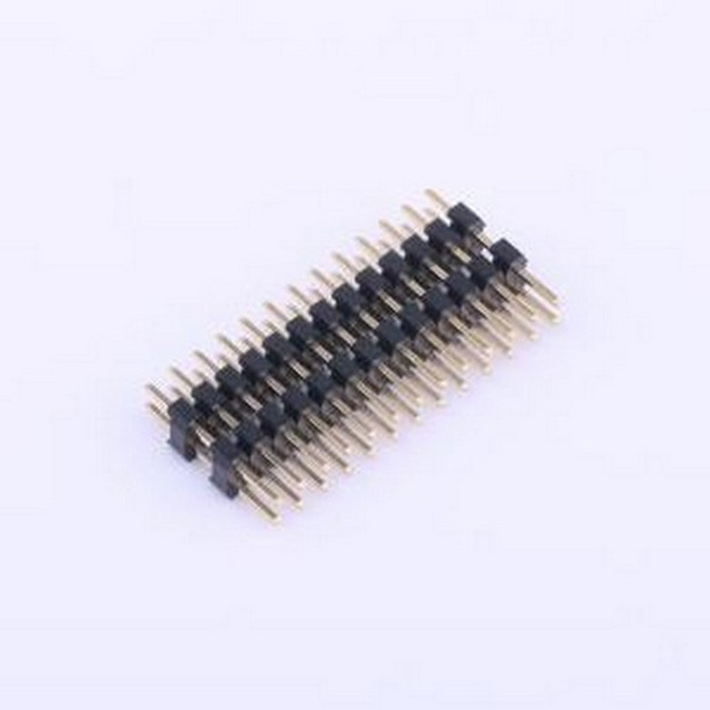 X4622WV-2X13I-C40D28-E60 排针 2x13P 间距:2mm 方针 插件,P=2mm