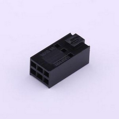 901420006 胶壳(线对板/线对线) 2x3P 2.54mm P=2.54mm