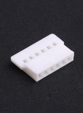 HX20032-6P 胶壳(线对板/线对线) 1x6P 2mm 白色 P=2mm