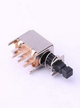 XKBS22E05-Z 直键开关 按键开关侧按键双排自锁黑色柄头部3.3*3.3