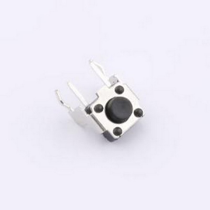 TS665ZJ-BB 轻触开关 6*6*5mm卧插 半包支架 轻触开关 250gf 插件
