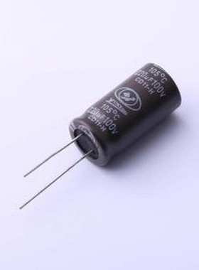 ECH1KM221K25OTZVZC 直插铝电解电容 220uF ±20% 100V 插件,D13x