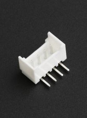 WAFER-XHB254WZ-4A 线对板针座 XHB白色弯针4P 弯插,P=2.54mm