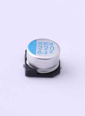 APXK6R3ARA221MF461 固态电容 220uF ±20% 6.3V SMD,D6.3xL4.5mm