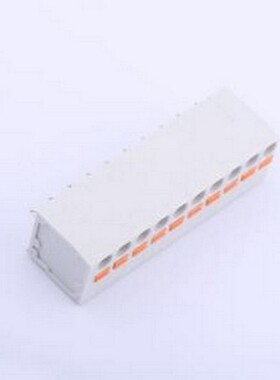 KF239-5.08-10P 弹簧式接线端子 1x10P 5.08mm 每排P数:10 排数:1
