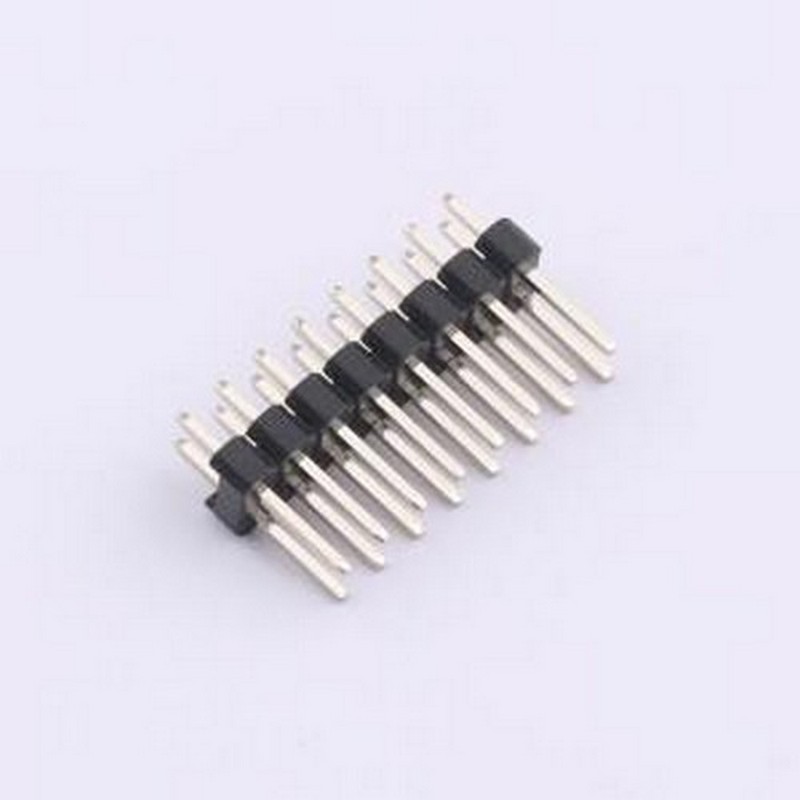 ZX-PZ2.54-2-8PZZ 排针 2x8P 间距:2.54mm 方针 直插 插件,P=2.54
