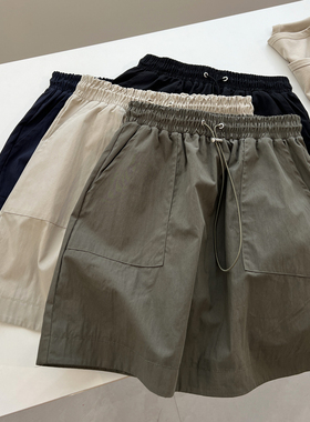 韩版复古军绿色高腰短裙女2024新款夏季小众短款工装半身裙a字裙