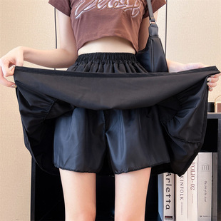 a字高腰短裙 半身裙小个子裙子胖mm遮肚显瘦大码 2024白色韩版 法式