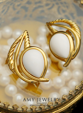 TRIFARI翠法丽复古通勤耳夹耳环 | Amy Vintage西洋古董首饰