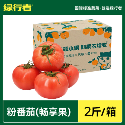 绿行者沙瓤西红柿2斤自然熟