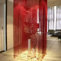 高式帘子加密直线婚庆玄关流苏