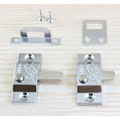 门窗明插销 飞机插销 铝门窗中间锁 自动插销 无框阳台弹簧插销