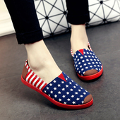 平底低帮妈妈鞋 老北京布鞋 运动 女一脚蹬懒人鞋 韩版 女休闲鞋 单鞋