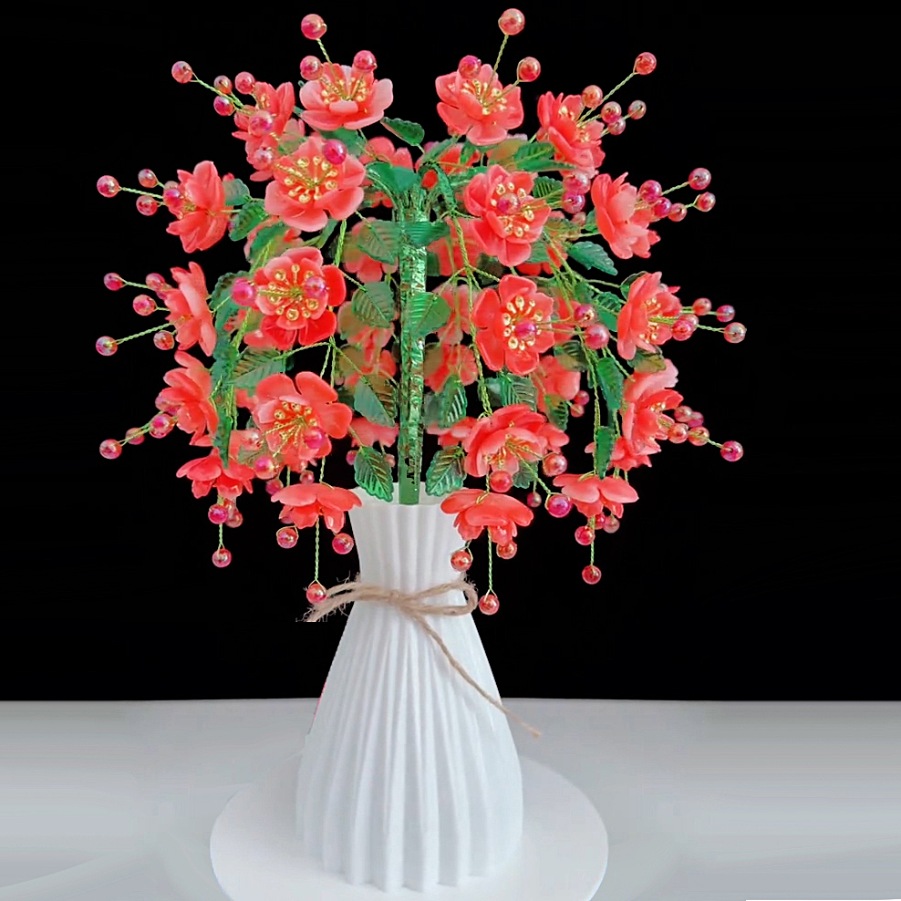 新款果冻凤凰花材料包DIY