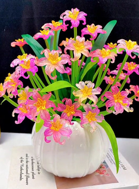 水仙花手工材料包自己做手工饰品摆地摊网络爆款DIY仿真花摆件