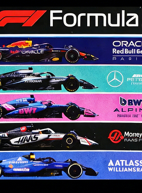 Hotwheels风火轮合金标F1赛车模型红牛车队迈凯伦奔驰新品五连包