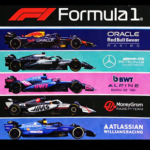 Hotwheels风火轮合金标F1赛车模型红牛车队迈凯伦奔驰新品五连包