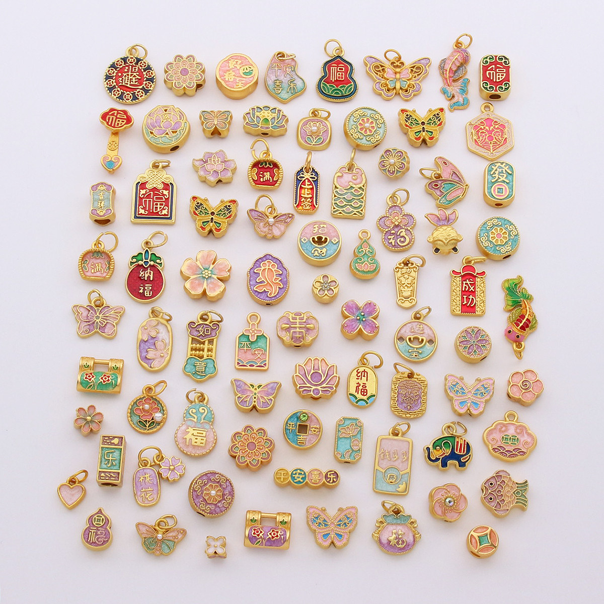 景泰蓝古法金饰品手工制作手链项链小挂件吊坠diy饰品配件,饰品/流行首饰/时尚饰品新,其他DIY饰品配件,淘宝优惠券,粉丝福利购,淘宝优惠卷