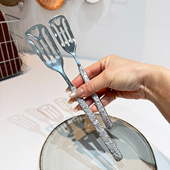 出韩国 10不锈钢煎铲迷你烙饼铲搅拌器户外搅拌铲打蛋料理