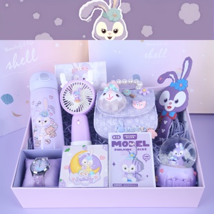 创意实用公仔女孩子星5生日开学礼物礼盒6岁黛实用7女童露8伴手礼