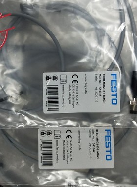 原装德国FESTO费斯托连接电缆NEBU-M8G3-K-1-M8G3 541347正品现货