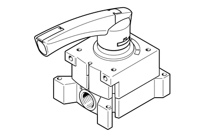 VHER-P-H-B43C-G18手搬阀