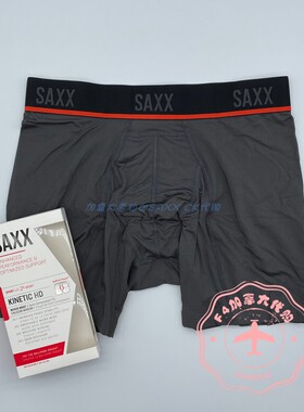 SAXX男士HINETIC中腰平角裤运动内裤防潮速干爽青年抗菌镂空代购