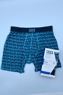 SAXX男士ULTRA柔软平角内裤头中腰宽松爽抗菌透气加拿大代购