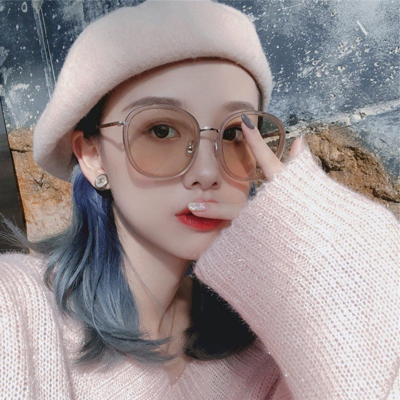 茶色墨镜女ins韩版潮网红同款ins街拍圆脸显瘦个性复古太阳镜圆脸,ZIPPO/瑞士军刀/眼镜,太阳眼镜,淘宝优惠券,粉丝福利购,淘宝优惠卷