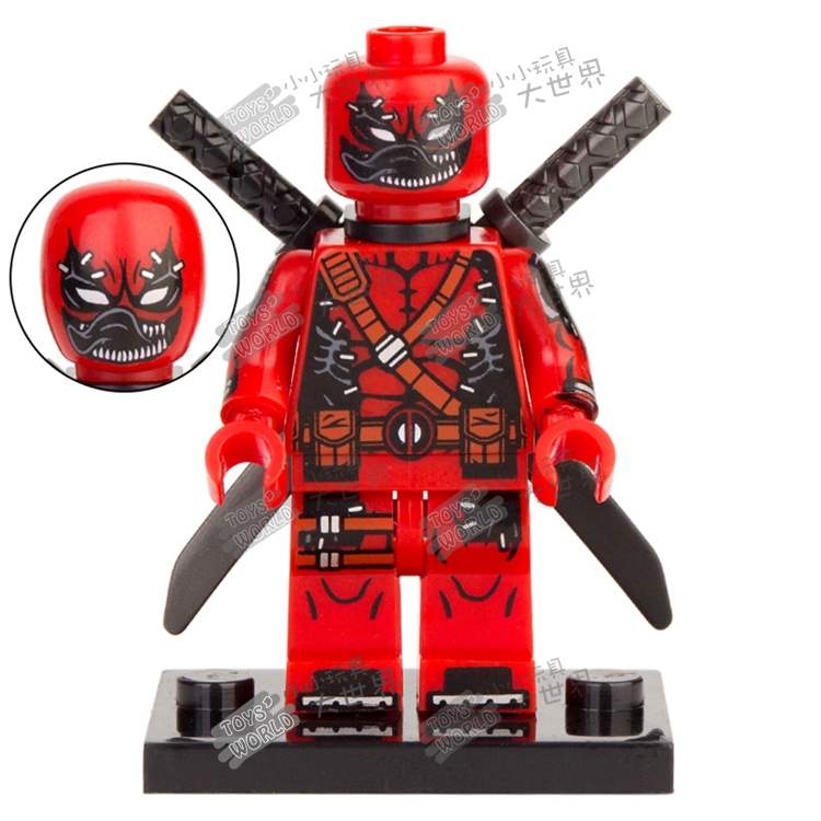 xp072死侍第三方积木玩具人仔