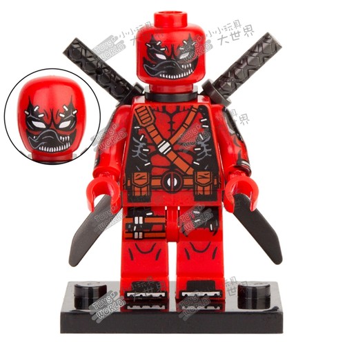 xp072死侍第三方积木玩具人仔