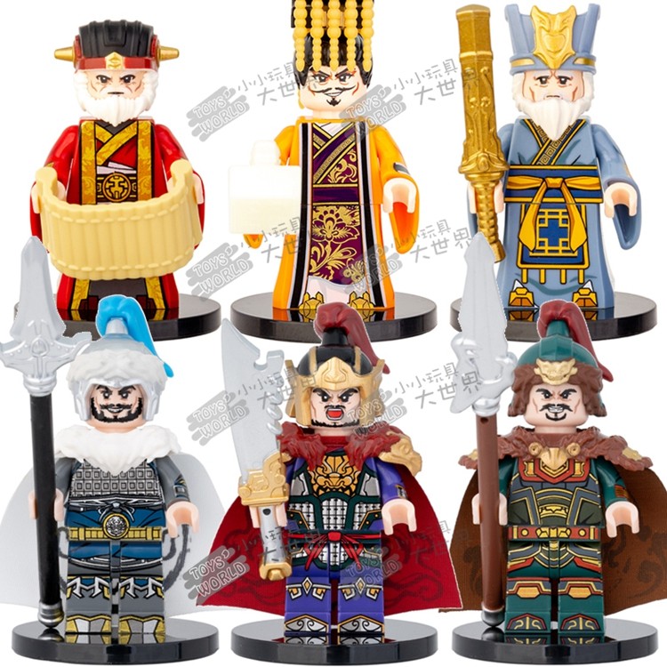三国孙坚刘表袁术第三方积木人仔