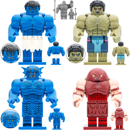 适用乐高宇宙绿巨人红坦克原子弹第三方拼装积木大人仔玩具AF356