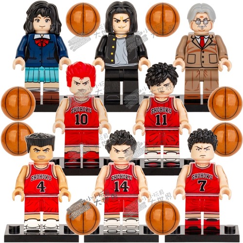 原创灌篮高手拼装积木人仔玩具