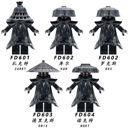 适用乐高幻影忍者封禁五人组球关节第三方拼装积木人仔玩具FD601