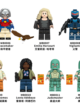 适用乐高DC超级英雄和平使者义警柔道大师拼装积木人仔玩具MB0006