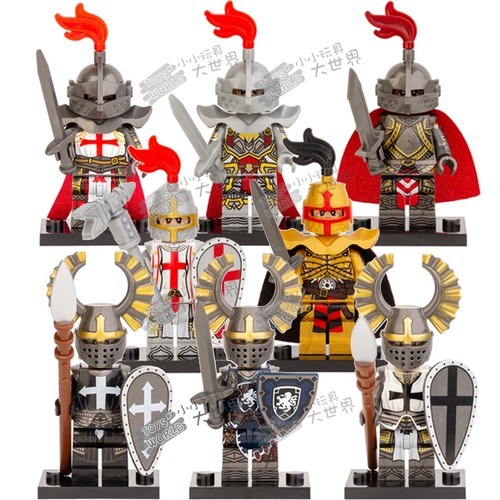 中古骑士第三方拼装积木人仔