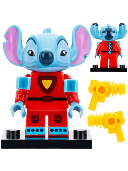 Domestic Four-Armed Stitch, Baymax, Pinocchio, Miguel, Mulan Building Block Figures Toy Km66057