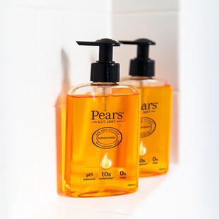 联合利华进口Pears梨牌琥珀橙抑菌保湿清洁抗菌家用洗手液250ml