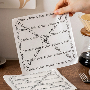 防油纸蛋糕垫纸ins风隔油纸拉提米苏烘焙油纸甜品汉堡薯条包装 纸